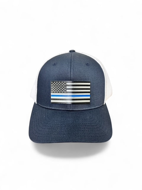 Thin Blue Line - Navy/White (Flexfit)