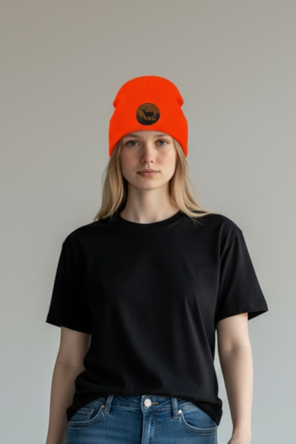 Blaze Orange, Hunting Beanie